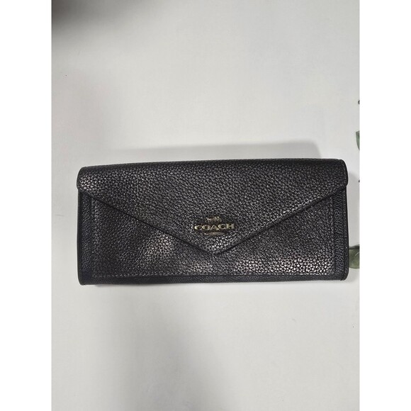 Coach Handbags - COACH Long Wallet Leather BRW All-over Pattern Women's
